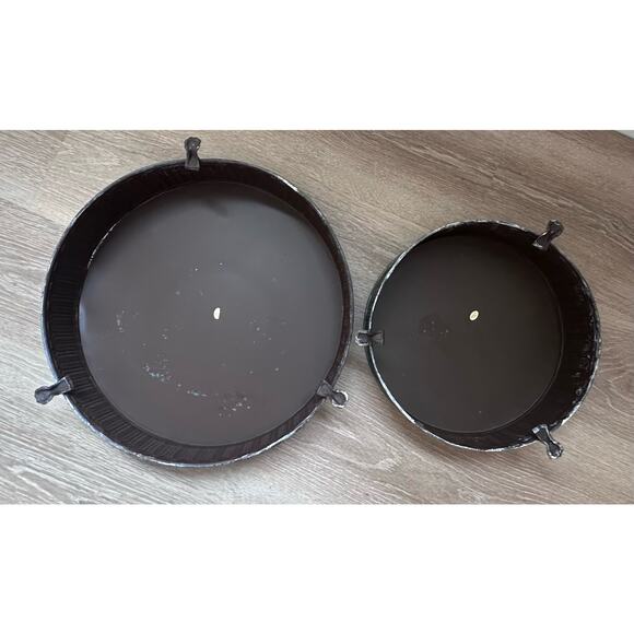 Cake Pans|Tin Cake Stands w/Feet|2pcs Medium & Large - Picture 3 of 7